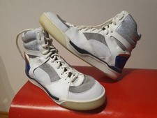 Puma x Alexander McQueen 38,5 Damen Leder High Top Sneaker Boots weiß-grau MCQ