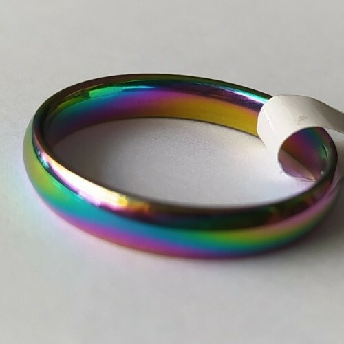 Regenbogen ring 4mm - 🌈,