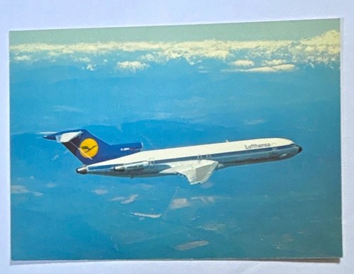 Lufthansa b727 ansichtskarte - lufthansa,