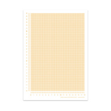 PuK Block Millimeterpapier Lineal DIN A4 25 Blatt