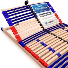 stabiler Lattenrost / Federholzrahmen mit SCHULTERFRÄSUNG + 7 ZONEN + MITTELGURT