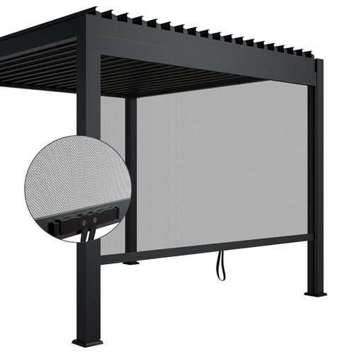 Seitenwand rollo lamellendach - rollo,