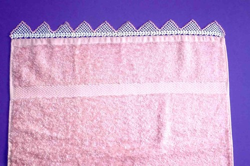 Großes rosa handtuch - großes,