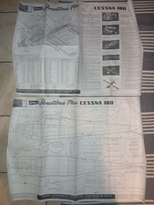 Graupner Cessna 180 Bauplan 6 Blatt Bestell-Nr.4600