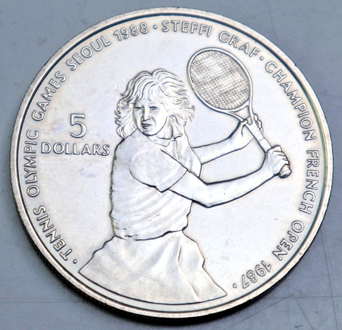 Niue dollars 1987 - 5, steffi