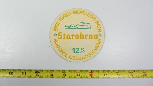 Beer coaster starobrno brewery - beer,
