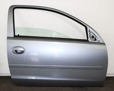TÜR VORNE RECHTS VR BEIFAHRERSEITE OPEL CORSA C 3 TÜRER BJ 06 Z163 LICHTSILBER
