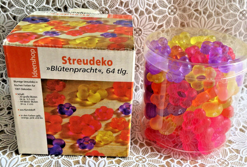 64tlg streudeko blumen - streudeko,