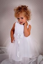 Baby Mädchen Taufkleid Set Bolero Kleid Hochzeit Asanti Neu Weiß