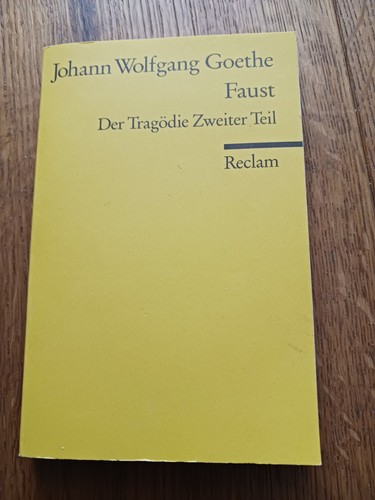 Faust der tragödie zweiter - der,