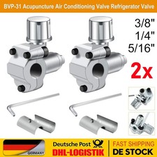 2x Durchstechventil