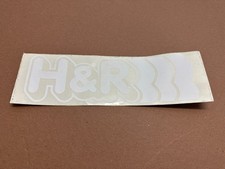 H&R Aufkleber 7,5x24,5cm H und