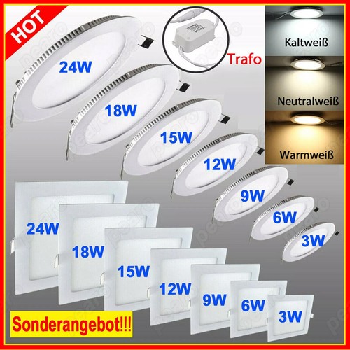 Led einbaustrahler panel spots - einbaustrahler,