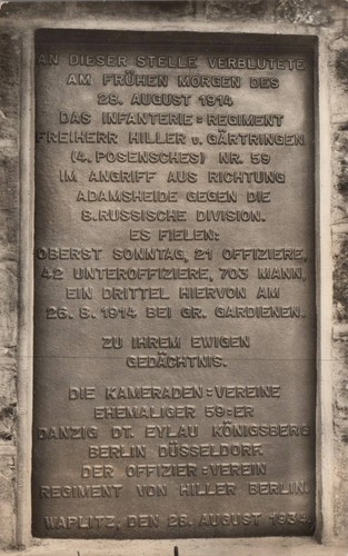 Heldenfriedhof waplitz - ak, am