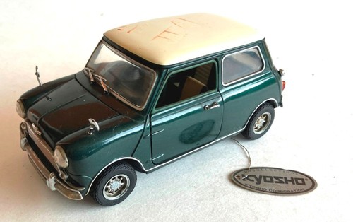 Kyosho mini cooper green - 1/18,
