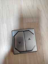 Merten Octocolor Jalousie Wippe, titan mit Rahmen + Chromering...TOP Zustand