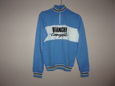 Pullover Radtrikot BIANCHI CAMPAGNOLO NOS Bayer 100% Acryl Vintage old