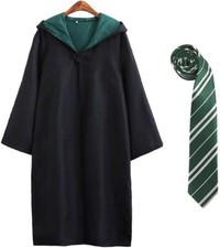 Magier Umhang mit Krawatte Magier Robe Zauberer Cosplay Uniform Größe XL