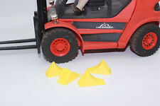 4 x Bremskeil gelb 1:14 1:15 1:16 Unterlegkeil Hemmschuh Keile Bagger LKW