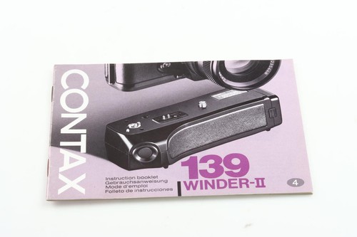 Contax 139 winder - contax, winder-ii