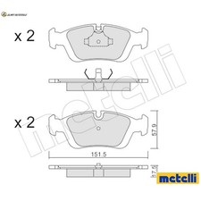 BREMSBELAGSATZ SCHEIBENBREMSE
