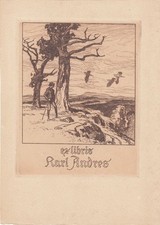 Exlibris Bookplate Radierung