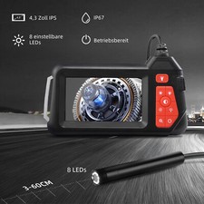 10M Endoskop mit 4.3'' LCD