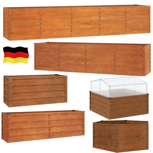 Cortenstahl hochbeet - cortenstahl,