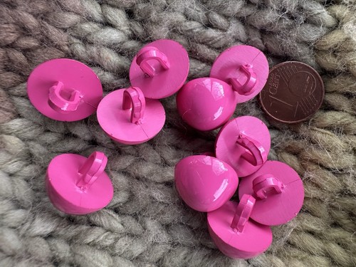 Knöpfe 15mm pink rosa - 10,