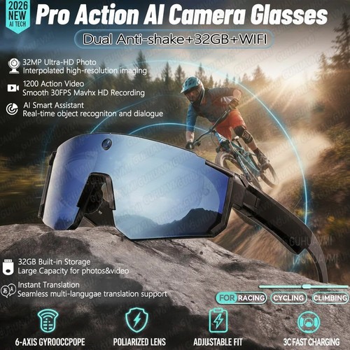 Smart kamera brille 800w - ai,