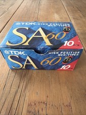 10x TDK SA 60 Box TYPE II