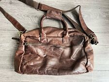 Cowboysbag, Leder, Umhängetasche, Braun, Vintage