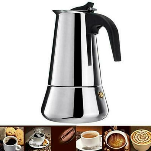 Edelstahl espressokocher - edelstahl,