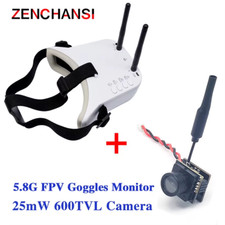 5.8G 48CH Dual Antennen FPV Brille Monitor Videobrille Headset HD mit 5.8G 2