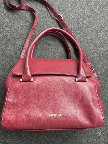Damen handtasche weinrot leder - handtasche,