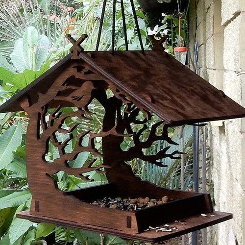 Vogelhaus futterhaus holz - vogelhaus,