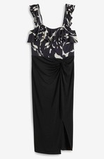 Jerseykleid Gr. 36/38 Schwarz