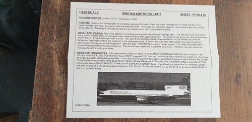Decal british airtours - british,