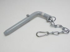 Verriegelungsbolzen  200mm Anhängerbolzen 20mm  Sicherungskette Edelstahl Inox