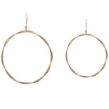 Rattan-Kranz rund 2 Stück 30