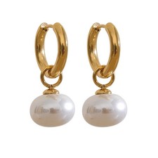 Elegante Edelstahl Creolen