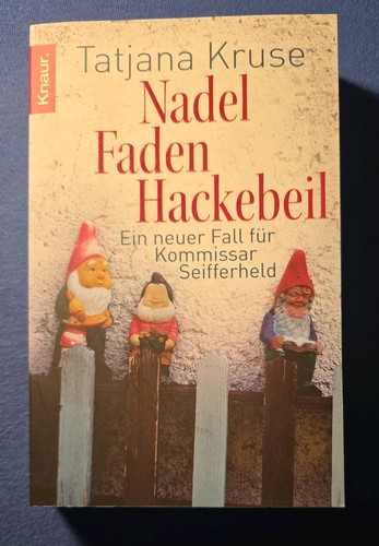 Nadel faden hackebeil - faden,, ein