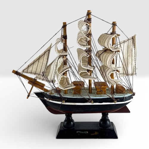 Vintage holz segelschiff - vintage,