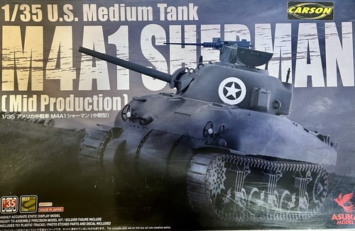Asuka model m4a1 sherman mid - m4a1, (mid