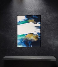 Fluid Painting auf Leinwand