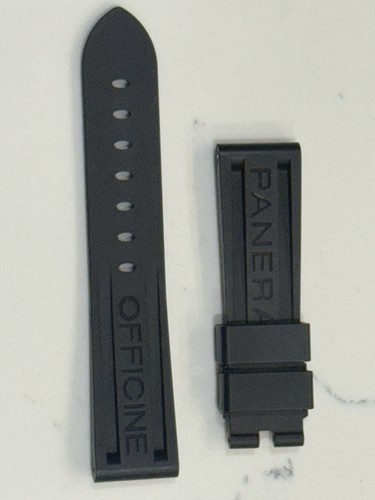 Panerai 22mm schwarzes gummi - panerai,