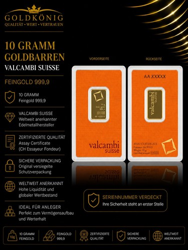 Goldbarren gramm 999 9 - ,