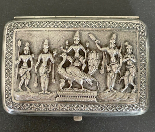 Antike indische zigarrendose - indische, /