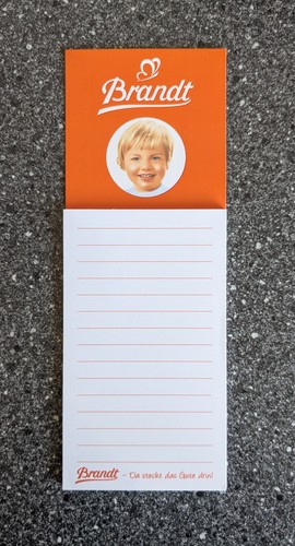 Brandt zwieback notiz block - brandt,