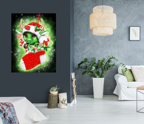 Weihnachtsdrache c4523 - weihnachtsdrache,